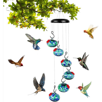 Charming Wind Chimes Hummingbird feeders Hanging Bird Seed for Outside Feeders #ad $19.15