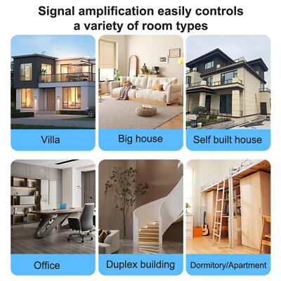#ad 300Mbps 2.4 5Ghz Wireless WiFi Repeater Signal Booster WiFi Amplifier Antenna C $13.44