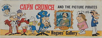 #ad CAP#x27;N CRUNCH amp; PICTURE PIRATES MINI CEREAL GIVEAWAY PROMO PREMIUM ROGUES GALLERY $59.00