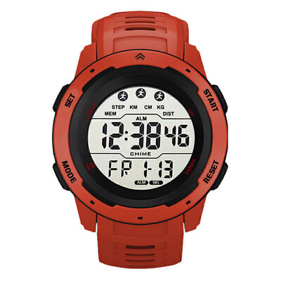 #ad New Men#x27;s Sports Electronic Watch Running Student Watch Waterproof Luminous $9.79