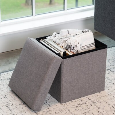 #ad Collapsible Storage Ottoman $17.90