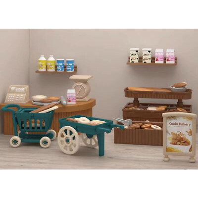 #ad 1 24 Scale Dollhouse Miniature Furniture Plastic Bakery Set Bakehouse Shop $15.08