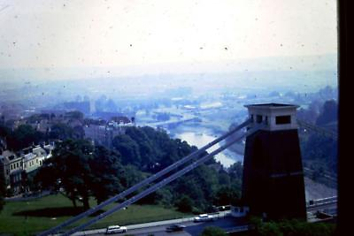 #ad 35mm Colour Slide View over Bristol from Observation Tower England 1967 AU $4.99