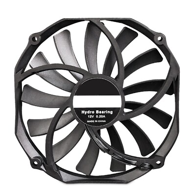 #ad 13 Blades CPU Cooling Chassis Cooling Fan 12V 4Pin Computer CPU Heatsink $15.87