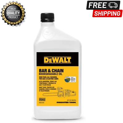 #ad #ad DEWALT Biodegradable Chainsaw Oil – High Performance Non Toxic Professional Lub $26.88