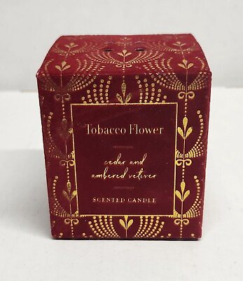 #ad Opalhouse Tobacco Flower Scented Candle 6 oz with Velvet Box $8.95