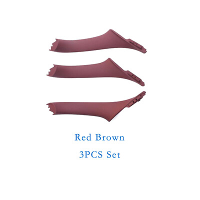 #ad 3PCS Red Brown Car Doors Inside Pull Handles Set For BMW 5 Series F10 F11 18 LHD $30.52