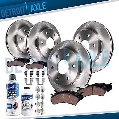 6 Lugs Front amp; Rear Disc Rotors Ceramic Brake Pads for 2012 2020 Ford F 150 $279.68