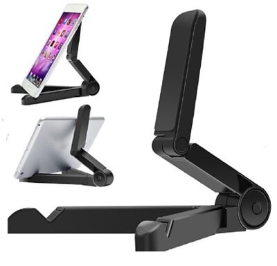 #ad Universal Foldable Cell Phone Desk Stand–Holder Mount Cradle for Phones amp; Tablet $6.99