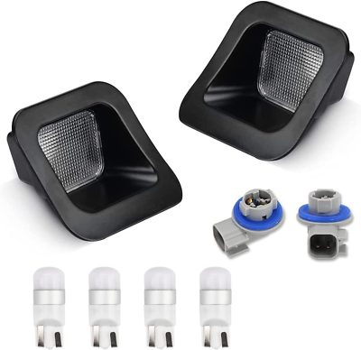 Bestview LED License Plate Lights Lamp Lens Black Clips Housing Compatible with $27.02