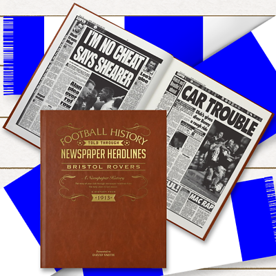 #ad Bristol Rovers Personalised Football History Sports Birthday Gift Book GBP 59.99