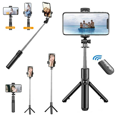 #ad Remote Selfie Stick Tripod Phone Desktop Stand Desk Holder For iPhone Samsung US $8.90