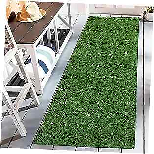 Artificial Grass Mat Turf Grass Garden Lawn Landscape Fake Grass Pad 2 X 10FT #ad $43.18