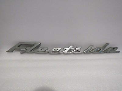 #ad Vintage Chevrolet Fleetside Truck Pick Up Emblem Original Name Metal Quarter Bed $56.00