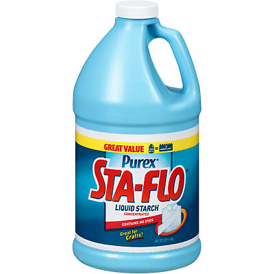#ad Purex Sta Flo Liquid Starch Concentrated 64 Ounce Great for Crafts $17.50
