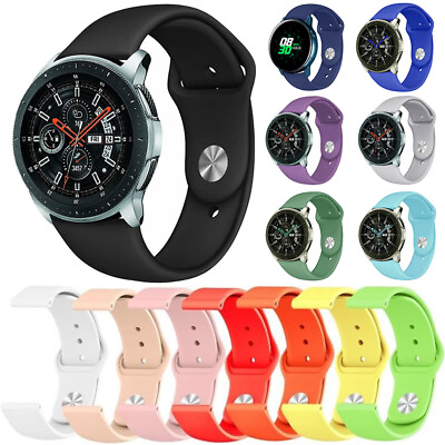 22mm Universal Strap Replacement Watch Band Silicone Wrist Bracelet For Garmin $8.99