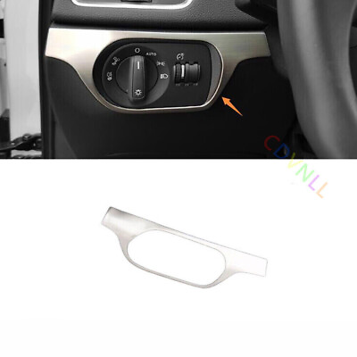 #ad Car Function Control Button Frame Trim 1X Fit For Audi Q3 2013 2018 Silver Steel $22.58
