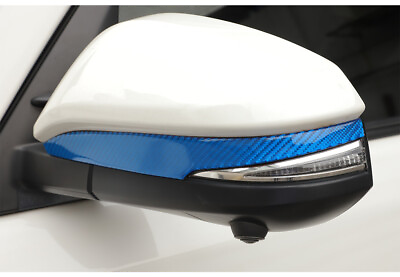 #ad For Toyota 4Runner 2014 23 Soft Blue Carbon Fiber View Mirror Anti Scratch Trim $22.28