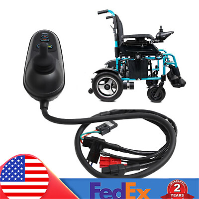 4 Keys Electric Power Wheelchair Controller Joystick Waterproof Part Accessories $75.00