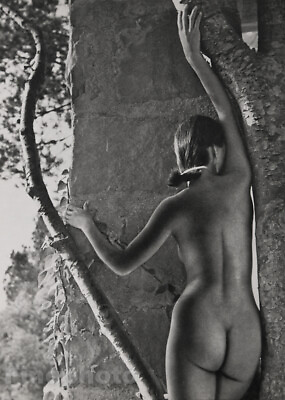 #ad 1951 Vintage FEMALE NUDE Woman Butt By LOU JACOBS JR. Photo Gravure Art 11X14 $134.17