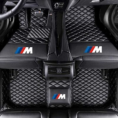 Car Floor Mats Fit BMW Model Waterproof auto Custom Liner Carpets Pu Leather $26.30