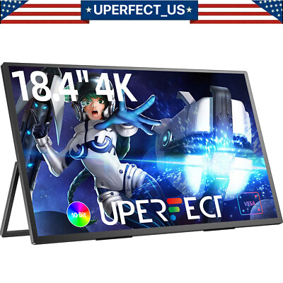 UXbox T118 18 Large Portable Gaming Monitor 4K Display For Starfield Xbox Used $199.99