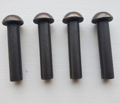 #ad Fisher Wood Stove Door Hinge Pins 3 8quot; x 1 3 4quot; solid steel set of 4 $15.99
