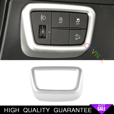 #ad Car Function Control Button Frame Trim For Hyundai Tucson 2022 2023 Matte Silver $26.33