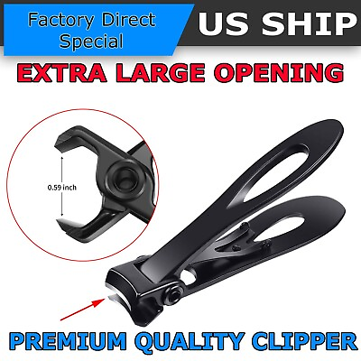 Stainless Professional Extra Large Toe Nail Clippers For Thick Nails Heavy Duty #ad $5.75