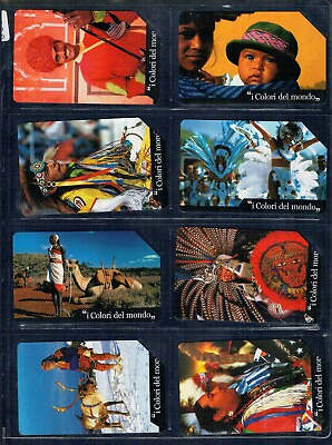 #ad Gian Series Thematica Mens 12 Used Phonecards #x27;The Colours Of World#x27; #2 Used $24.87