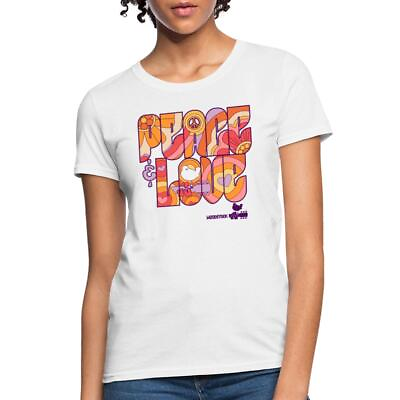 #ad Woodstock Peace Love Hippie Design Women#x27;s T Shirt $19.99