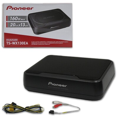 #ad Pioneer TS WX130EA 8quot; Single 1 Ω Underseat Sealed Active Amplified Car Subwoofer $142.99