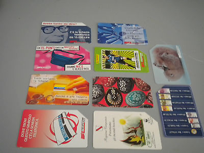 #ad Stock 10 phonecards Telecom all different used $5.65