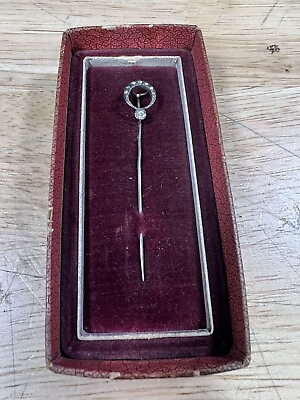 Vintage Art Nouveau Silver Toned Stick Pin $34.99