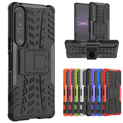 For Sony Xperia 1 IV 5 IV 10 IV Case Heavy Duty Armor Shockproof Kickstand Cover #ad $4.98