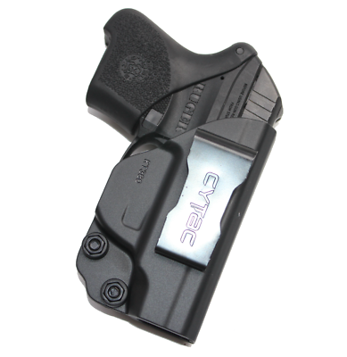 #ad Concealed Carry IWB Gun Holster for Ruger LCP 380 Black Polymer Inside Waistband $19.95