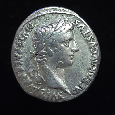 AR DENARIUS AUGUSTUS 2 4 BCE Gaius amp; Lucius Caesar Lugdunum Mint $350.00