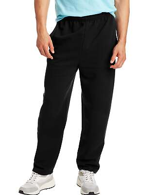 Hanes Men Fleece Sweatpants w pockets ComfortSoft EcoSmart Low pill High Stitch #ad $18.32