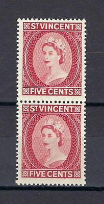 #ad St Vincent 1955 Sc# 190 Queen Elizabeth pair MNH $1.00