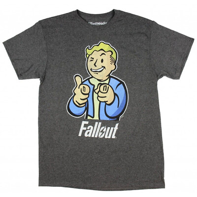 #ad Fallout Vault Boy Officially Licensed Gamer Adult T Shirt XL $9.99