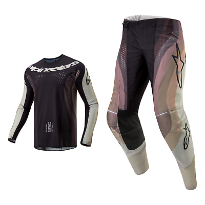 #ad New Alpinestars Techstar Pneuma Sand Grey Motorcycle Gear Jersey Pants Kit MX $264.90