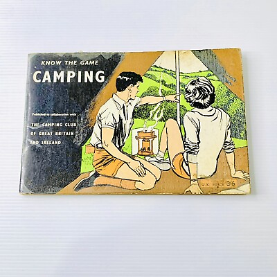 #ad Know The Game Camping The Camping Club of Great Britain and Ireland 1963 Vintage AU $29.99