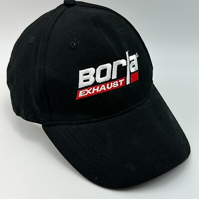 #ad Borla Exhaust Hat Cap Snapback Black Red Embroidered Cotton Car Truck Racing $11.99
