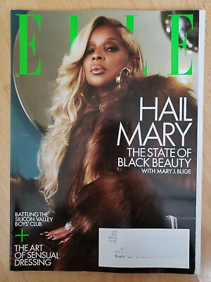#ad Grace Elizabeth Blackpink Jennie Mary J Blige Elle Magazine February 2022 $9.99