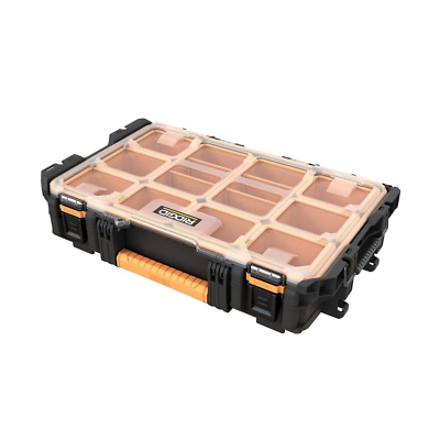 #ad NEW Durable 10 Compartment Small Storage Parts Organizer RIDGID Pro System Gear $38.90