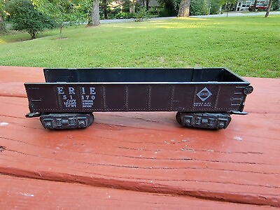 #ad O Scale Model Trains Marx Erie Coal Car Bucket Car Black $6.99