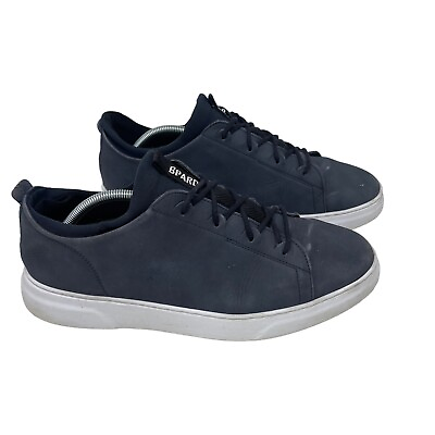 #ad Samuel Hubbard Flight Jet Navy Blue Leather Sneakers Low Top Mens 12 Wide $34.72