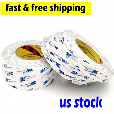 #ad Double Adhesive Sided Tape 9448A white Glue For Cellphone Repair 15#x27; 50m $11.99