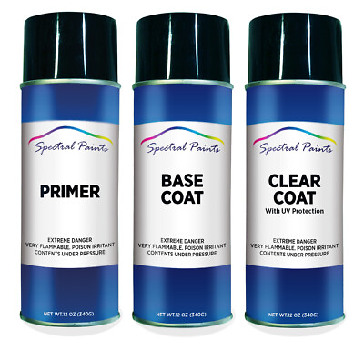#ad For Ford UH Tuxedo Black Met. Aerosol Paint Primer amp; Clear Compatible $62.99