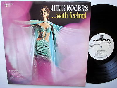 #ad JULIE ROGERS ... With Feeling LP WHITE LABEL PROMO $21.00
